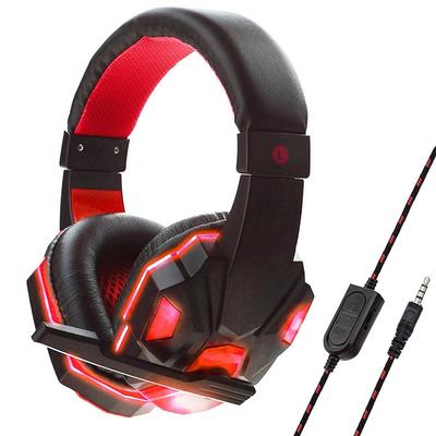 3.5mm Wired Gaming Headphones With Noise Cancelling Microphone 120° Adjustable Bass Stereo Gamer Headset For PS4 PS5 Xbox Laptop