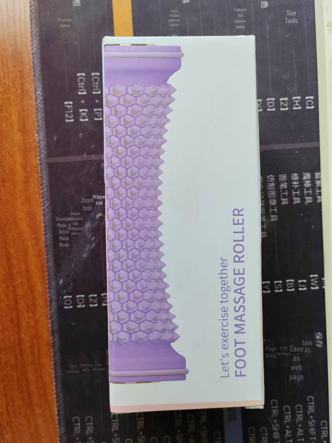 

Транскордонний масажний ролик для ніг для розтягування сухожиль і розслаблення м язів