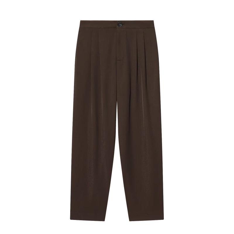 

2026 European Double-Breasted Suit Jacket & Pleated Trousers Large