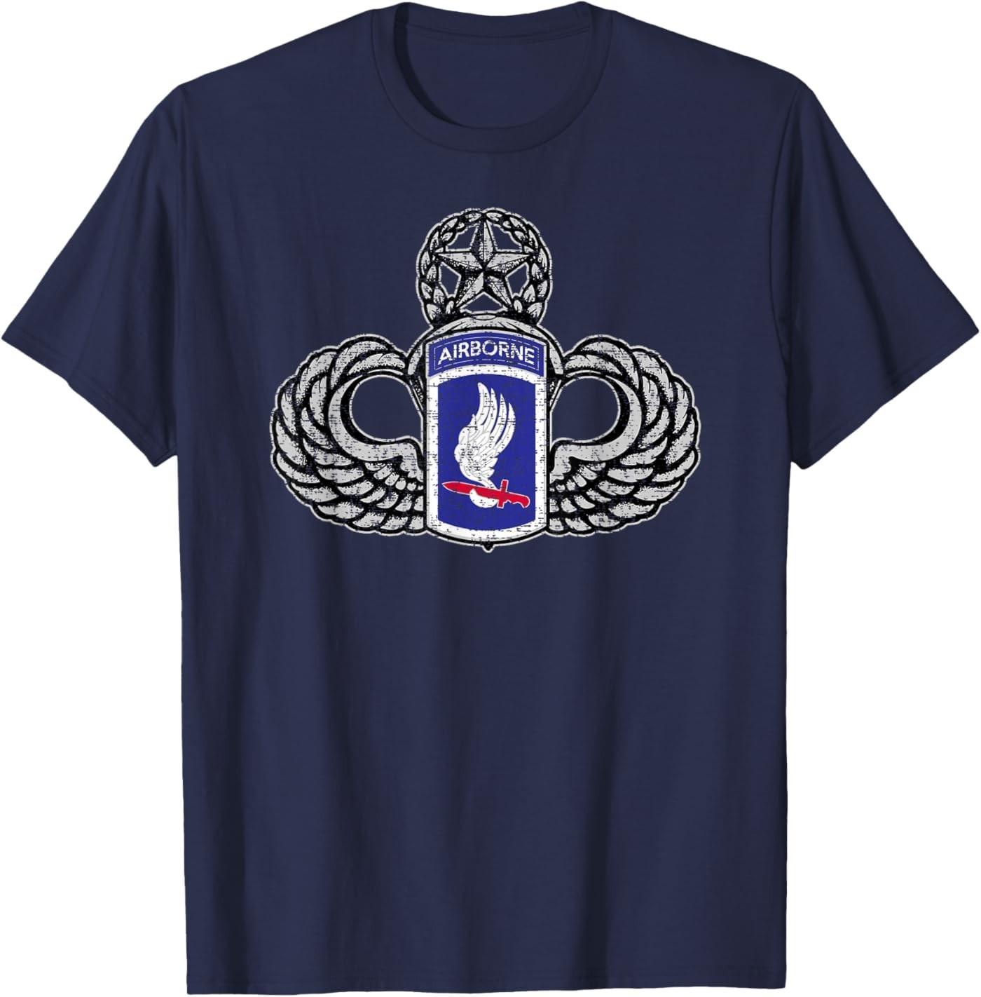 

American Marauder: 173rd Airborne Brigade Jump Wings T-Shirt S разноцветный