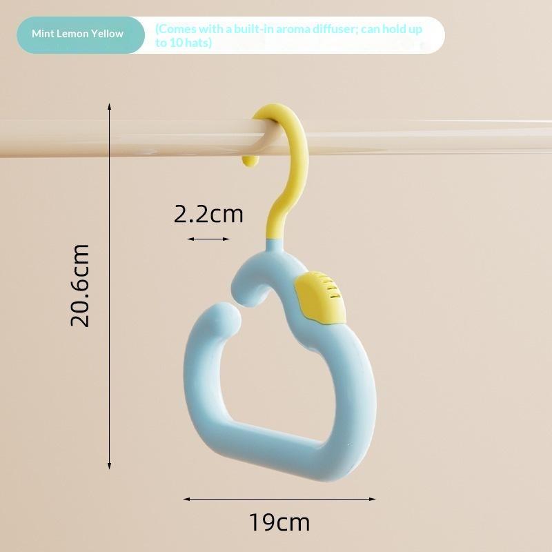 2Pcs Space Saving Dopamine Aroma Cloud Hook Plastic Hanging Hat Storage Hanger Anti Slip Colorful Bag Hanging Rack Home Use