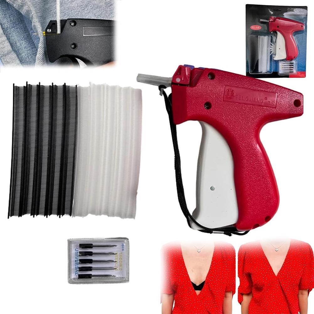 Price Label Gun with 6 Needles Mini Stitch Gun Stitch Hemming Gun Tagging Stitch Tool Sewing Machine for Clothes Socks Hats