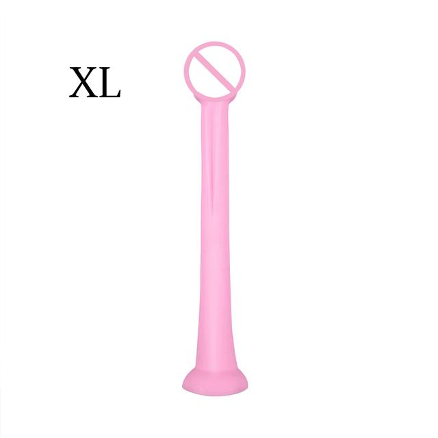 Liquid Silicone Anal Plug Long Butt Plug Big Dildos Stimulate Anus and Vagina Soft Anal Dilator Penis Sex Toys Dick Sex Products