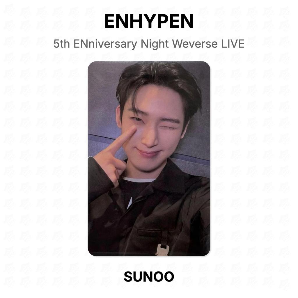 ENHYPEN 5th ENniversary Night Weverse LIVE Official Photocard