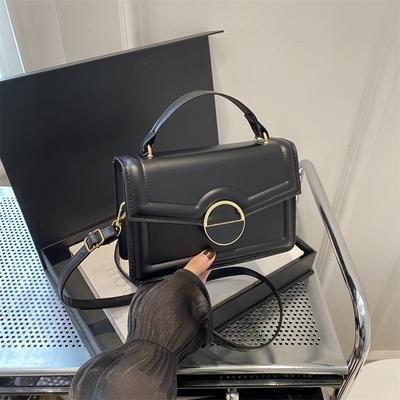 Bag Women's New 2025 Versatile Shoulder Autumn Tide Ins Portable High-value Niche Messenger Small Square Bag