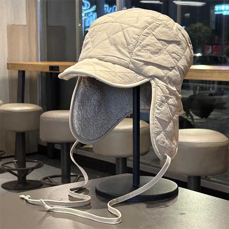 

Зимние термошапки из овечьей шерсти для мужчин и женщин, для активного отдыха на открытом воздухе, для езды на велосипеде, для катания на лыжах на северо-востоке M（56-58cm） хаки