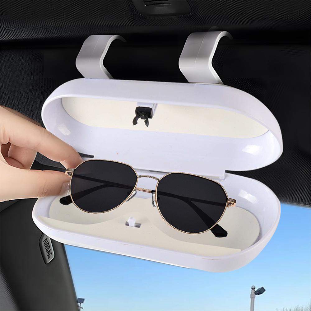 Car Sun Visor Glasses Case Pressure Cover Storage Box Auto Accessories For Honda Mugen Power Civic Accord Odyssey Jazz Spirior