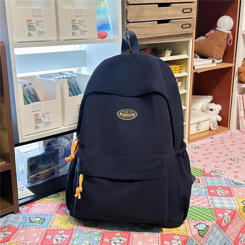 Campus Schoolbag Women s Backpack Lightweight Travel Backpack синий