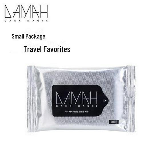 

Мягкое полотенце для лица двойного назначения DAMAh Black Magic - толстое, одноразовое, влажное и сухое очищающее нетканое полотенце