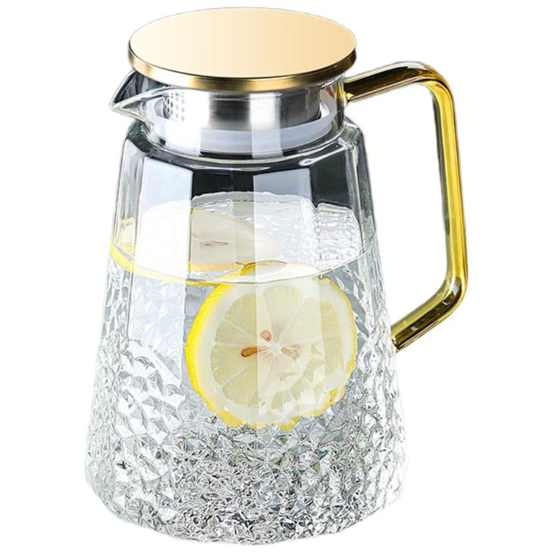 Myhobby High Borosilicate Glass Water Pitcher & Drinkware Sets