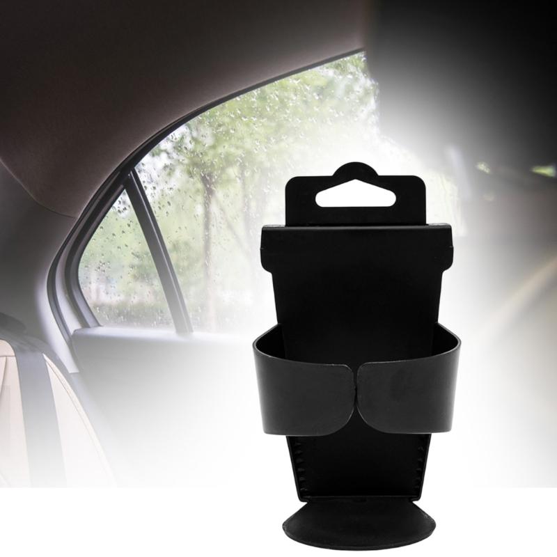 Adjustable Automotive Drink Holder with Streamlined Aesthetic Ergonomic Bottle Stand For Most Vehicles Mounts Securely