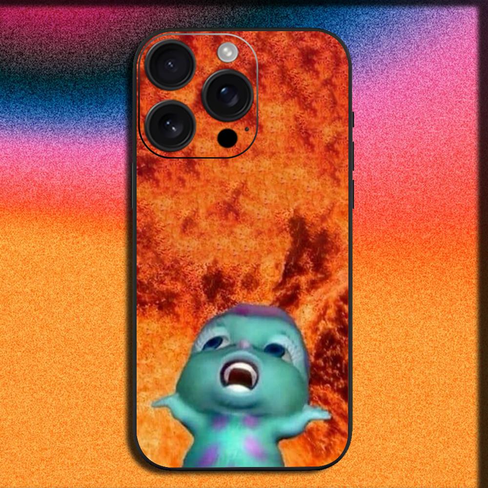 Funny B-Bibble Meme Phone Case For iPhone 16,15,14,13,12,11,Pro,XS,Max,XR,Plus,E,Mini Soft Black Cover