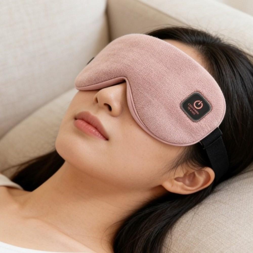 Cordless USB Temperature Control Eye Mask Hot Cold Compress Heating Sleep Eye Mask Home Travel