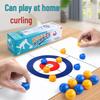Mini Tabletop Curling Game: Indoor Ice Hockey for Kids and Parents