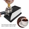 Stainless steel coffee tamping mat, rust-resistant, removable, durable, suitable for coffee makers and coffee tampers storage