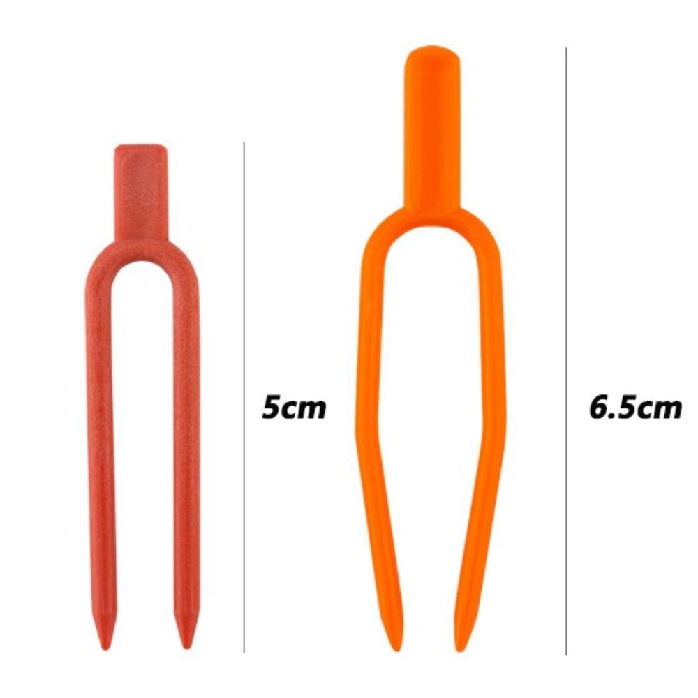 100pcs Garden Strawberry Planting Forks 50/65CM Vine Fixing Fixture Reusable Plant Stem Fixator