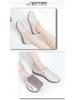 Soft Leather Mom Shoes: Autumn Comfort Deep Mouth Slip-Ons for Middle-Aged & Elderly Women with Soft Sole & Upper