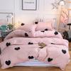 Set Biancheria da Letto Rosso Gatto Carino Copripiumino Federa Lenzuolo Ragazzo Bambino Adolescente Ragazza Set Copripiumino Misura King Queen Singolo