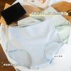 High Waist Antibacterial Breathable Solid Color Cotton Crotch Women Underwear