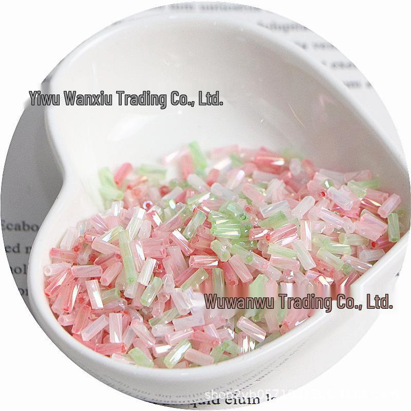 Creamy Cloud Spiral Twist Glass Beads for DIY Bracelets & Necklaces