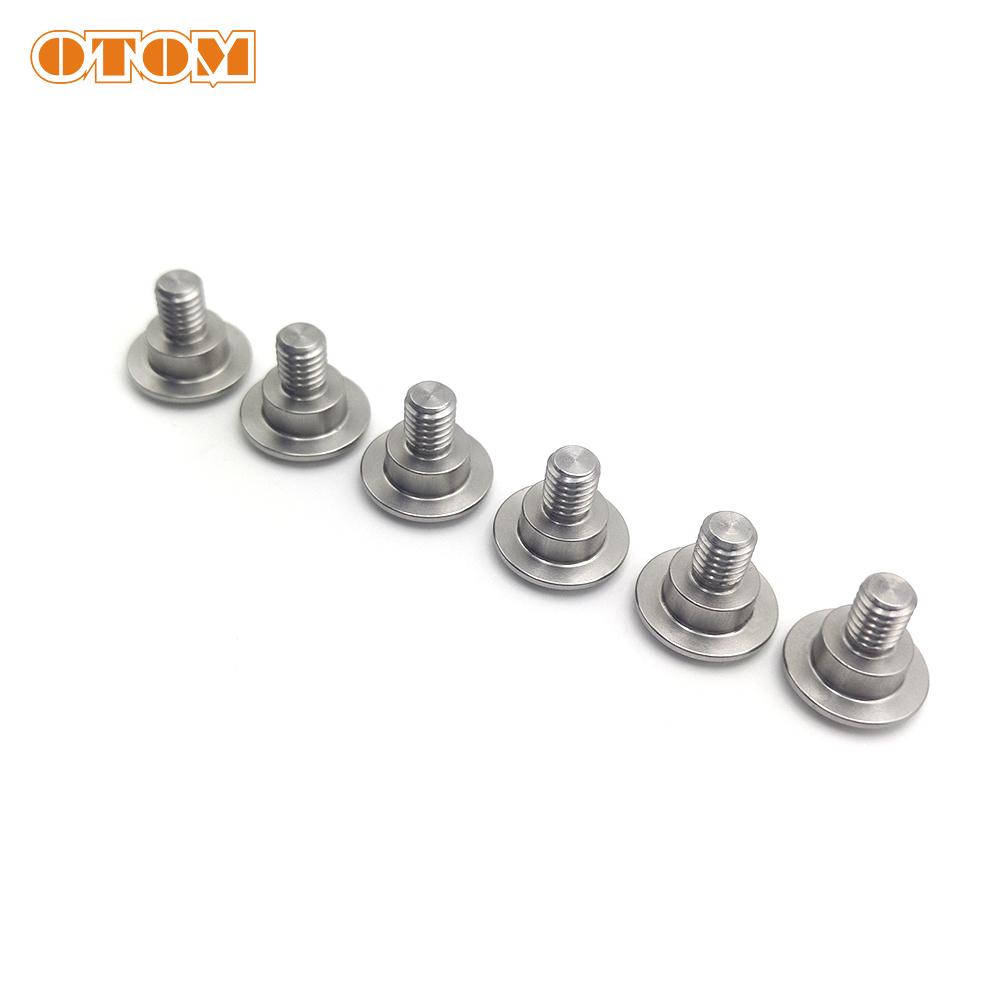 OTOM Front Fork Guard Bolt Screw For HONDA CR125 CRF250R CRF250X CRF450R CRF450X CRF450RX Motorcycle Front Axle Nut Cover Bolts
