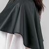 Hair Salon Cape Waterproof Short Hair Cut Cover Adjustable Hairdressing Apron Salon Equipment Black Barber Cape for Home Salon