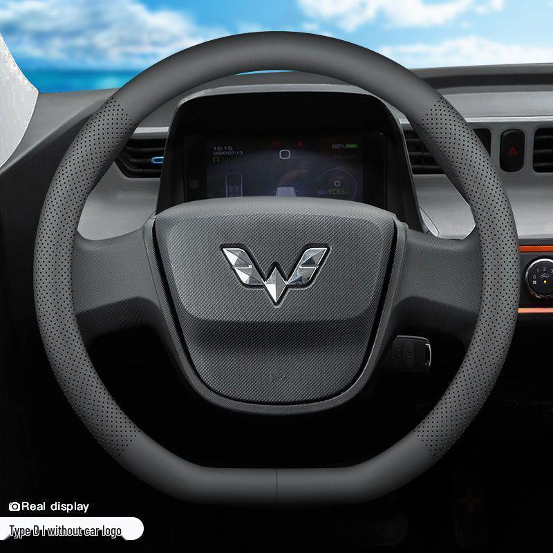 Wuling Hongguang S & Kaijie Steering Wheel Cover – Fits Miniev S1/S3, Rongguang, Xiaoka, Zhiguang, Xinka – Universal for All Seasons