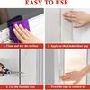 10m Window Sealing Tape Transparent Self Adhesive Draft Stopper for Doors Windows Glass Gaps Windproof Waterproof Soundproof