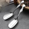 Stainless Steel Tea Spoon Household Engraved Handle Small Tea Spoon Multi-purpose Coffee Powder Spatula Tea Set