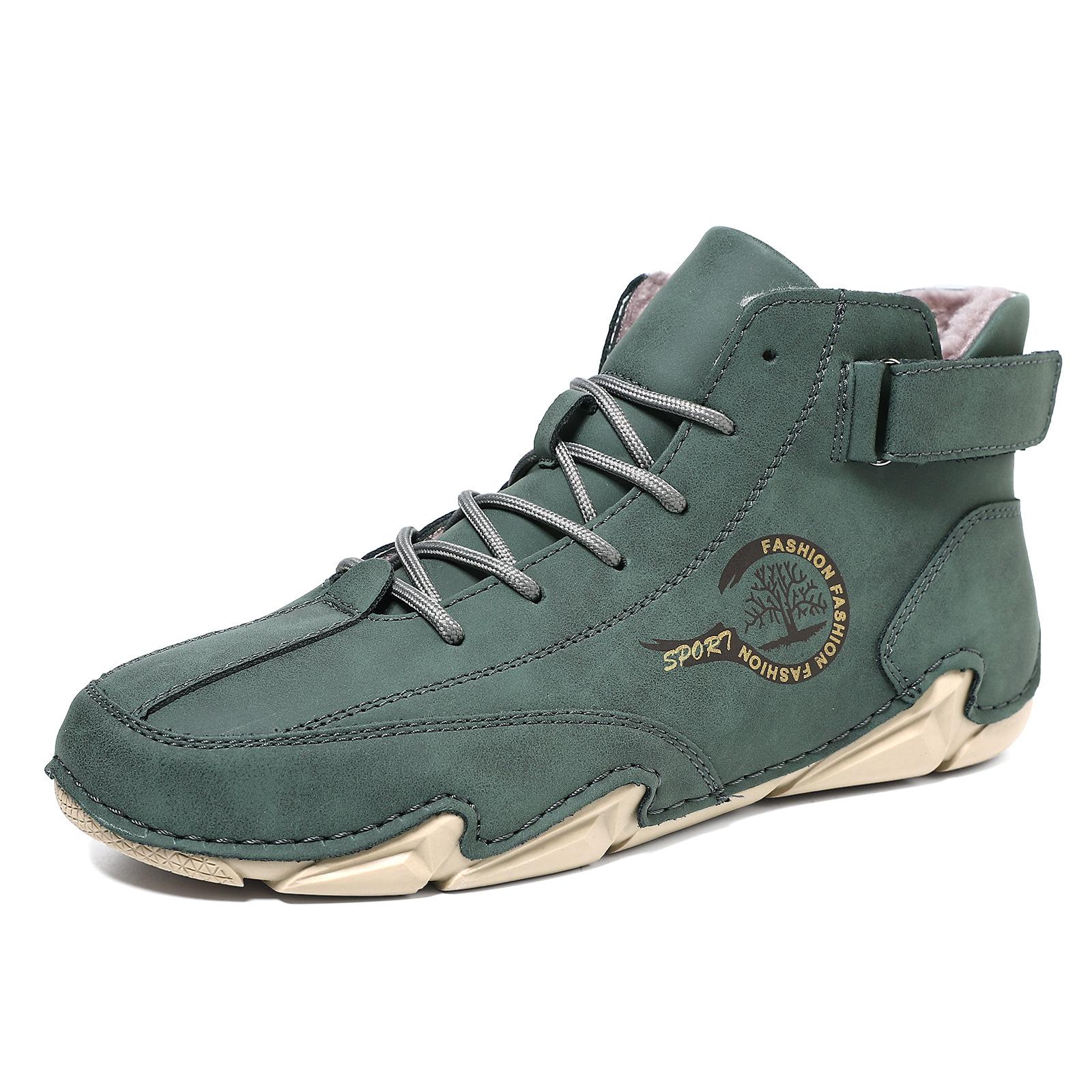 

Popular spring and autumn new men s casual shoes short boots outdoor casual men s boots trendy men s shoes Martin boots 48