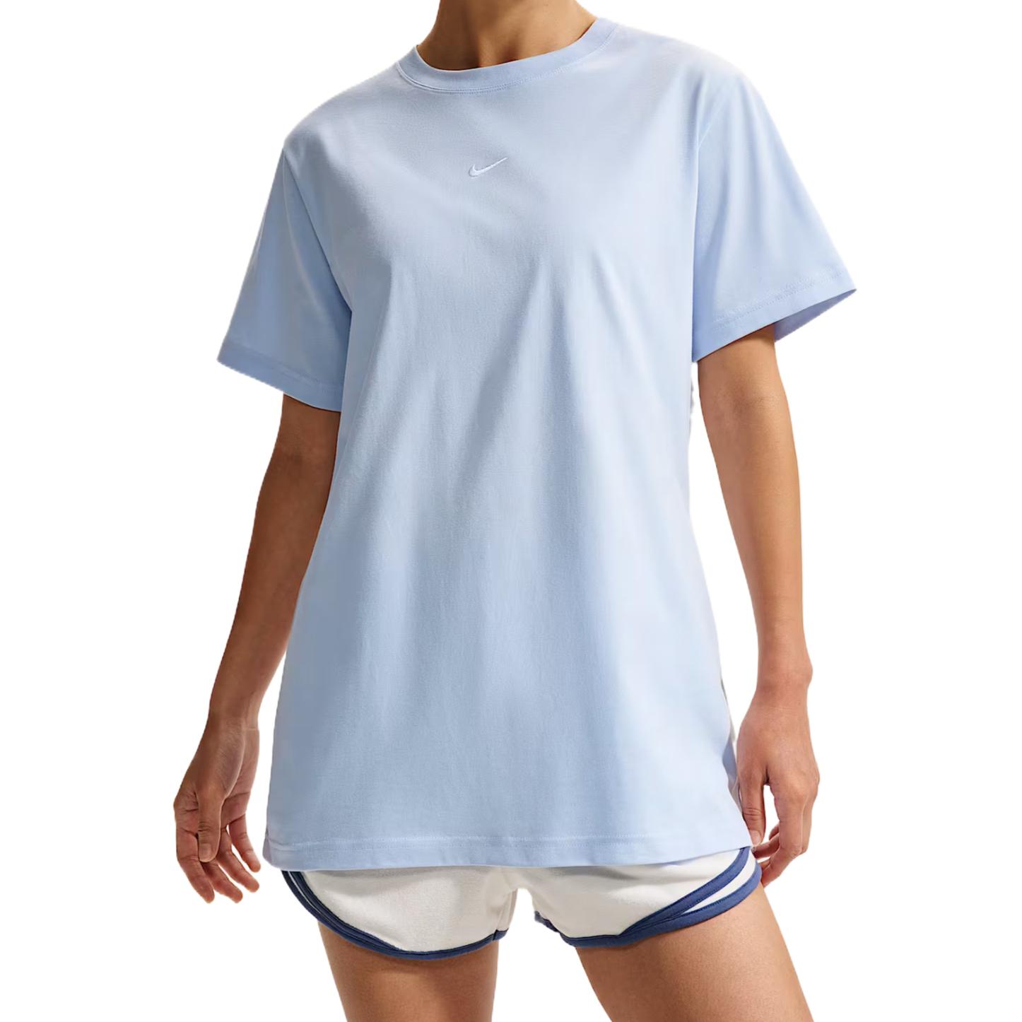 Nike Sportswear Washed Cotton Soft Drop Shoulder T-Shirt Women tops IH7602-407 XS