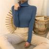 Women's Slim Fit High Neck Knitted Sweater: Versatile for Autumn and Winter