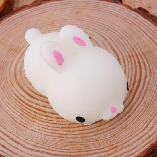 Søt tegneseriekatt Squishy leketøy Stressrelief Myk minidyrklemmelekegave