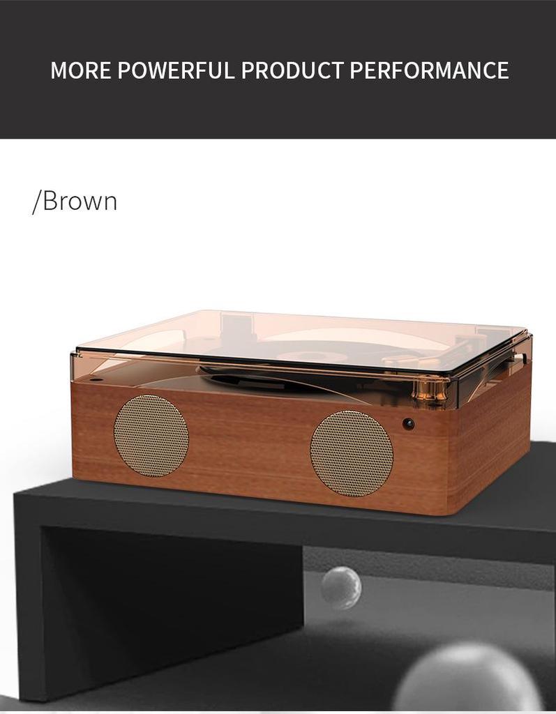 Bluetooth Retro CD Player & Speaker - Portable Home & Birthday Gift