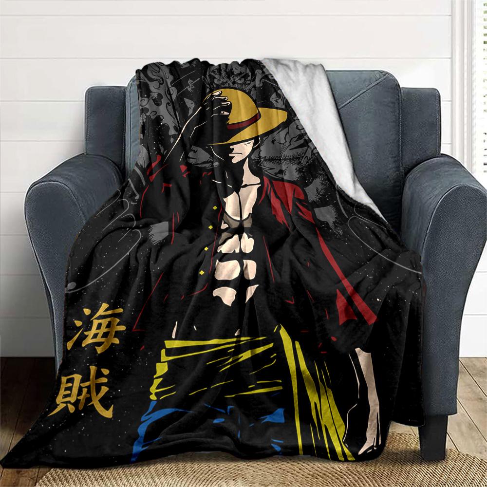 Pirate Adventure Journey Flannel Blanket Super Soft Warm Cozy Blanket For Sofa Bed Office Travel Allseason Home Decor Gift