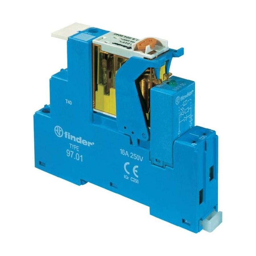Relay coupling module 1P 16A 24VDC Operation indicator Interlock with