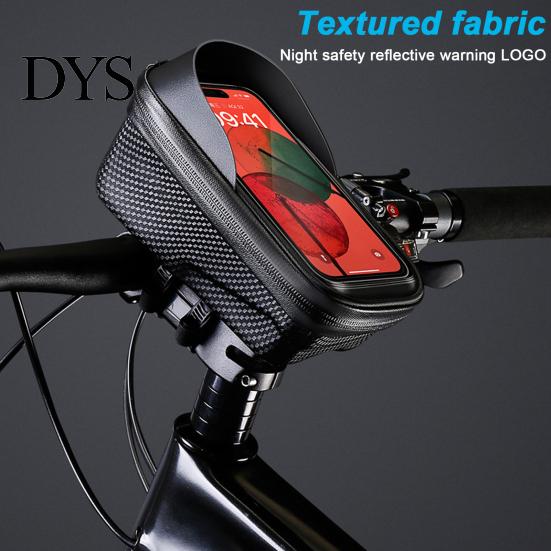 Waterproof Bike Pouch Phone Bag EVA Hard Shell Touchscreen Lightweight Cycling Bicycle Road Mountain Top Tube Front Frame Cellphone