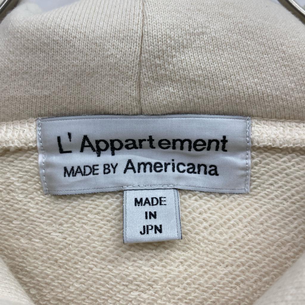 AMERICANA × Apartmont Exclusive Sleeveless Hoodie Sweat Dress Dress F IvoryUsed