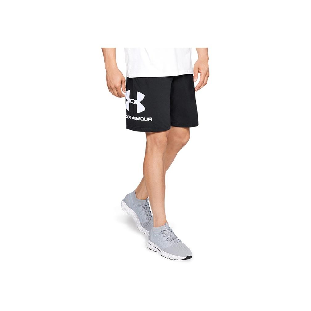 Under Armour Fitness Training Knit Shorts Men Shorts Black 1329300-001