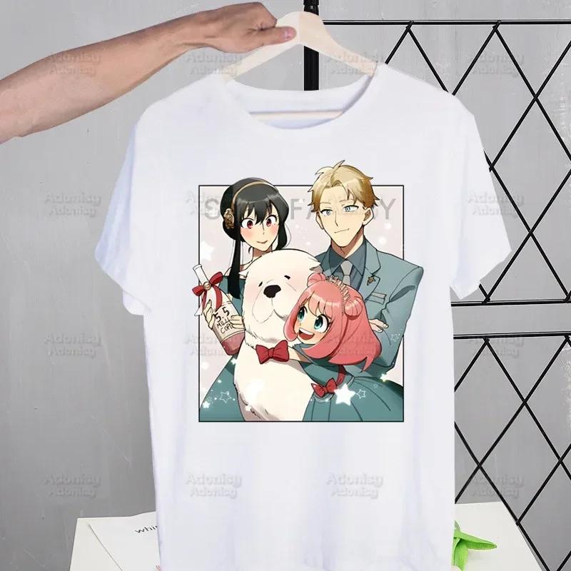 Spy X Family Anime Kawaii Anya Forger SPYFAMILY Men's Tshirt Cute Shirt Mens Fashion T-Shirt For Men Casual Tops Short Sleeve