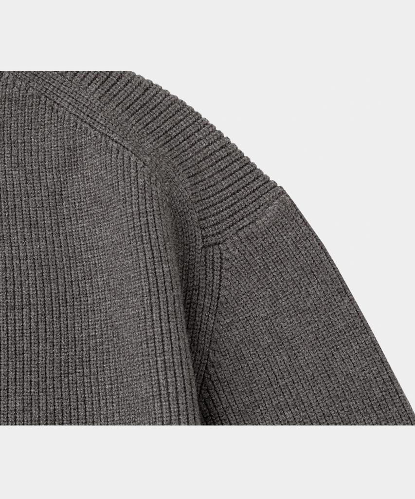 LETTERCOMO Essential Hazzi Round Knit Dark Grey
