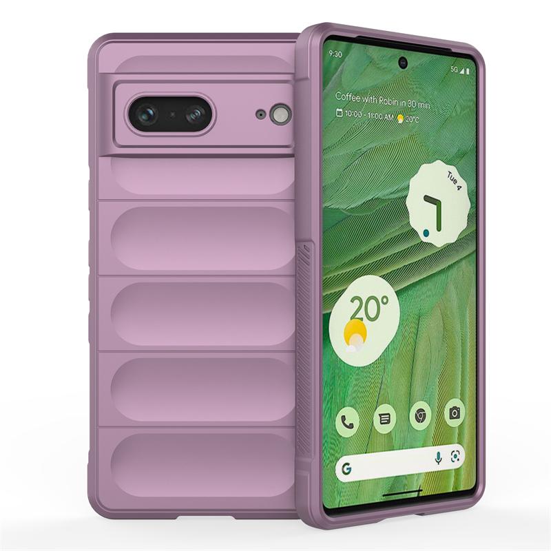 

Full Cover For Google Pixel 7 Case Bumper Shockproof Silicone Phone Case For Google Pixel 7 Case For Google Pixel 6A 7 Pro Cover For Google Pixel 7 фіолетовий