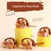 Cute Car Key Chains Kawaii Animal Keyring 2024 Capybara Keychains