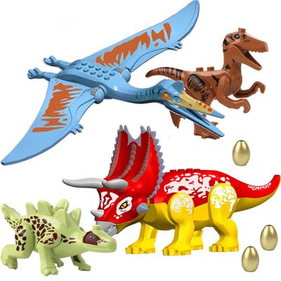 Jurassic World Baryonyx Pteranodon Raptor Stygimoloch Triceratops Model Figure Blocks Construction Bricks Toy For Children