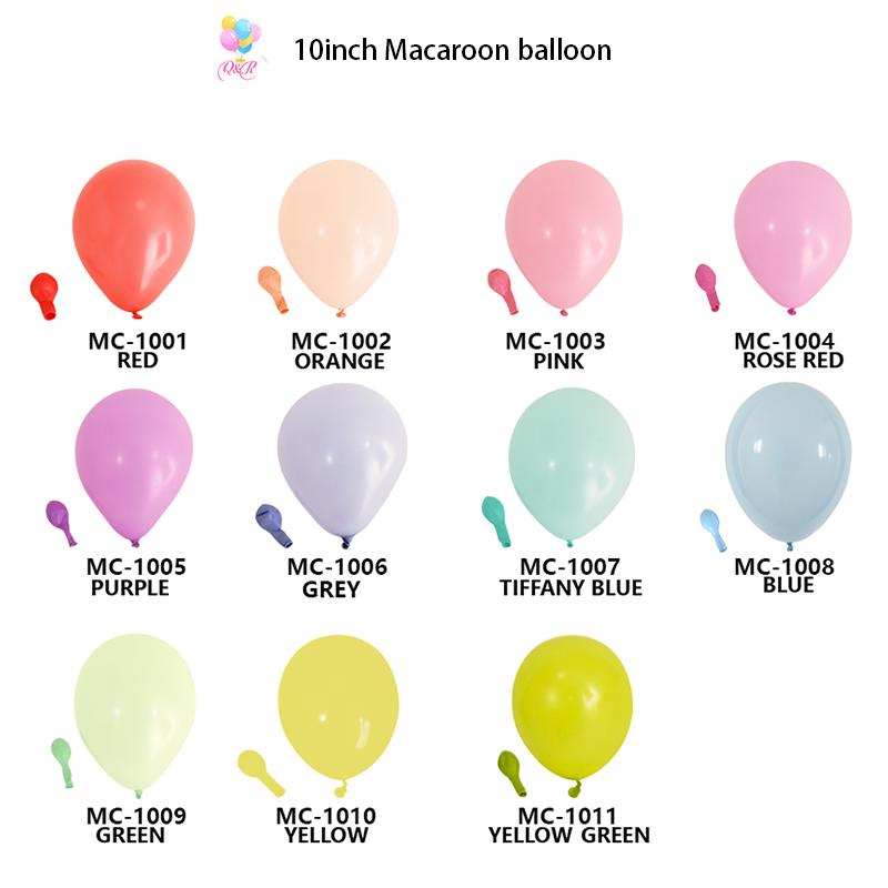 10inch Latex Balloon Helium Round Balloons Macaron Pastel Color Balloons Party Decoration
