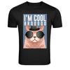 Cool Cat With Sunglasses Funny Cat Lover Graphic T-Shirt