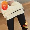 Northeast Women's Extra Thick High Waist Lambskin Cotton Winter Leggings