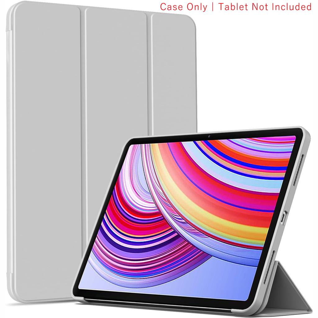 Étui à rabat triple pliage pour Xiaomi Redmi Pad 2 Pro 12,1 pouces Support magnétique Housse de protection en cuir PU Veille/Réveil automatique