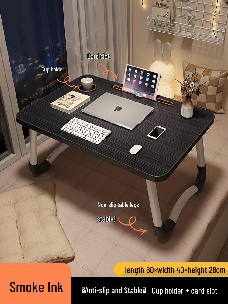 Foldable Bedside Table & Study Desk for Dorms and Kids