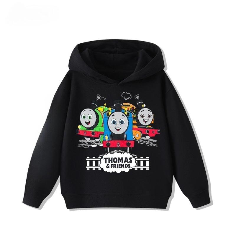 

Мультяшні дитячі худі «Томас Маленький Паровозик» для хлопчиків і дівчаток, нові теплі, зручні та м які худі для осені та зими 110